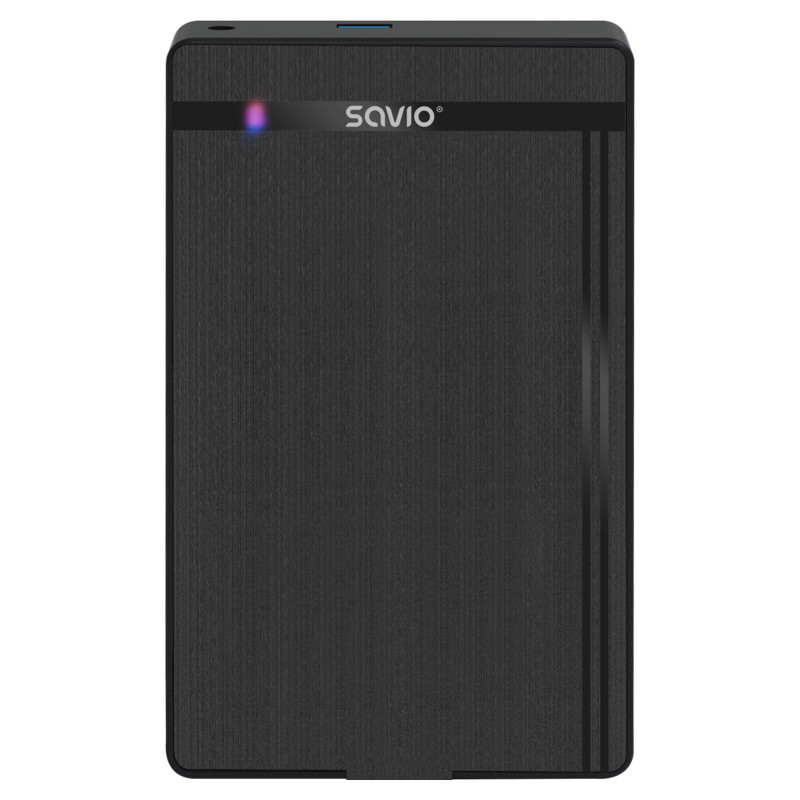Savio AK-87 AK-87, Carcasa de disco duro/SSD, 2.5/3.5", SATA, 5 Gbit/s, Conexión USB, Negro