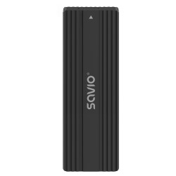 Savio AK-84 AK-84, Caja externa para unidad de estado sólido (SSD), M.2, M.2, 10 Gbit/s, Hot-swap, Negro 2