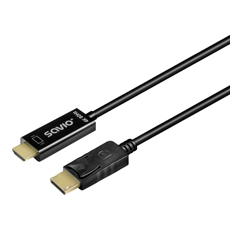 Savio CL-189 CL-189, 1,5 m, Macho, Macho, Derecho, Derecho, Oro