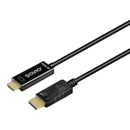 Savio CL-189 CL-189, 1,5 m, Macho, Macho, Derecho, Derecho, Oro