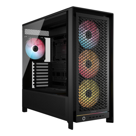 Corsair CC-9011309-WW FRAME 5000D RS ARGB, Midi Tower, PC, Negro, ATX, EATX, micro ATX, Mini-ITX, Plástico, Acero, Vidrio