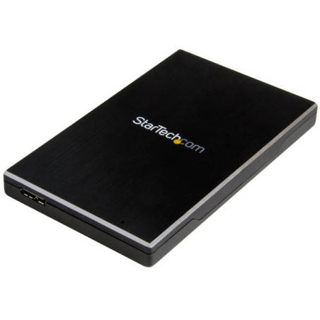 StarTech.com S251BMU313 Caja USB 3.1 Gen 2 de 1 bahía de 2,5 pulgadas SATA III, Carcasa de disco duro/SSD, 2.5", SATA, 10