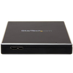 StarTech.com S251BMU313 Caja USB 3.1 Gen 2 de 1 bahía de 2,5 pulgadas SATA III, Carcasa de disco duro/SSD, 2.5", SATA, 10 2