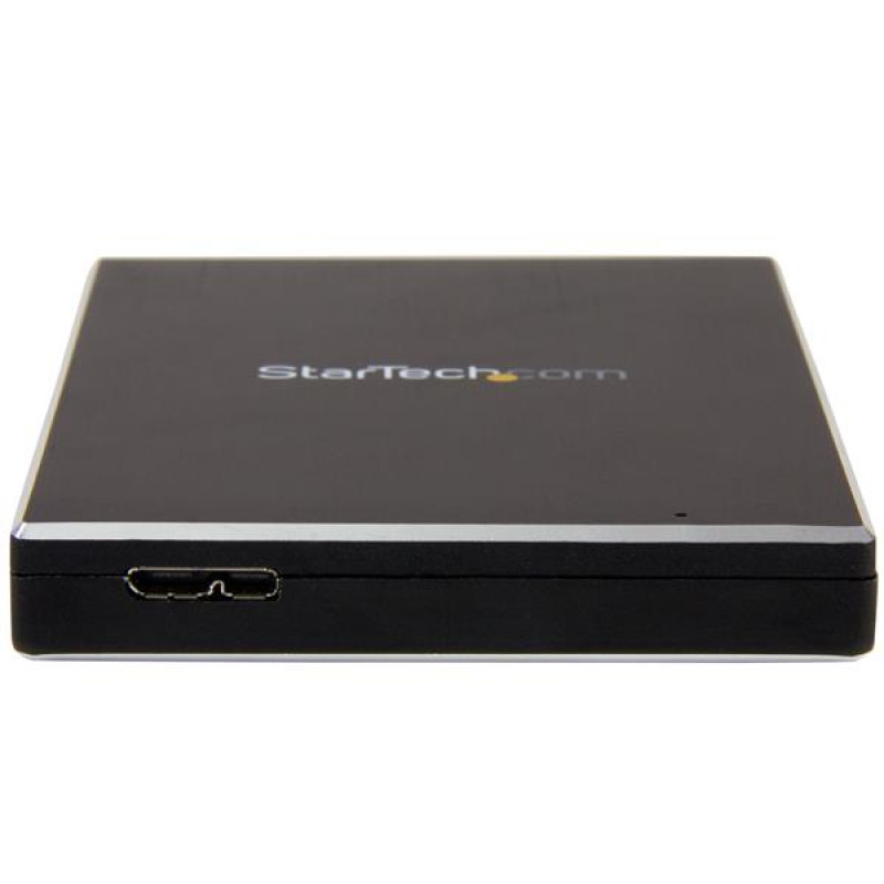 StarTech.com S251BMU313 Caja USB 3.1 Gen 2 de 1 bahía de 2,5 pulgadas SATA III, Carcasa de disco duro/SSD, 2.5", SATA, 10