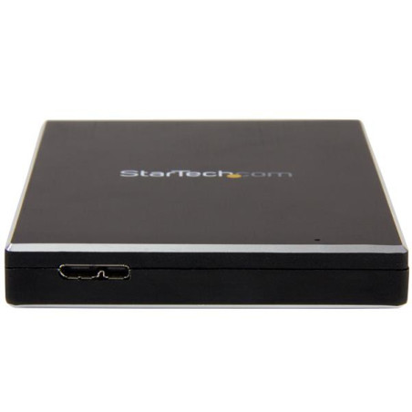 StarTech.com S251BMU313 Caja USB 3.1 Gen 2 de 1 bahía de 2,5 pulgadas SATA III, Carcasa de disco duro/SSD, 2.5", SATA, 10