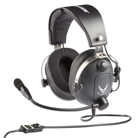 Thrustmaster 4060104 T.Flight U.S. Air Force Edition, Alámbrico, Juego, 650 g, Auriculares, Negro