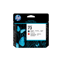 HP CD949A Cabezal de impresión DesignJet 73 negro mate/rojo cromático, Impresora HP Designjet serie Z3200, Inyección de