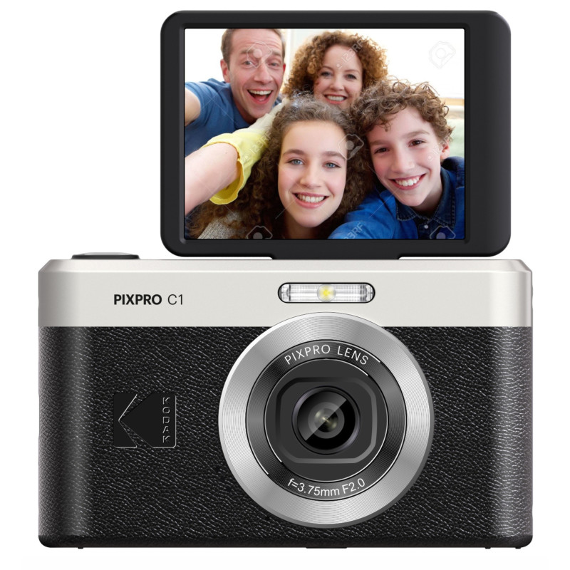 Kodak C1BK PIXPRO C1, 13 MP, 4160 x 3120 Pixeles, 1/3", CMOS, Full HD, Negro