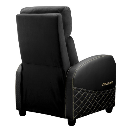 COUGAR 3MRAEGLB.0001 Ranger Elite Gold, Butaca para jugar, 135 kg, Asiento acolchado tapizado, Respaldo acolchado tapizado,