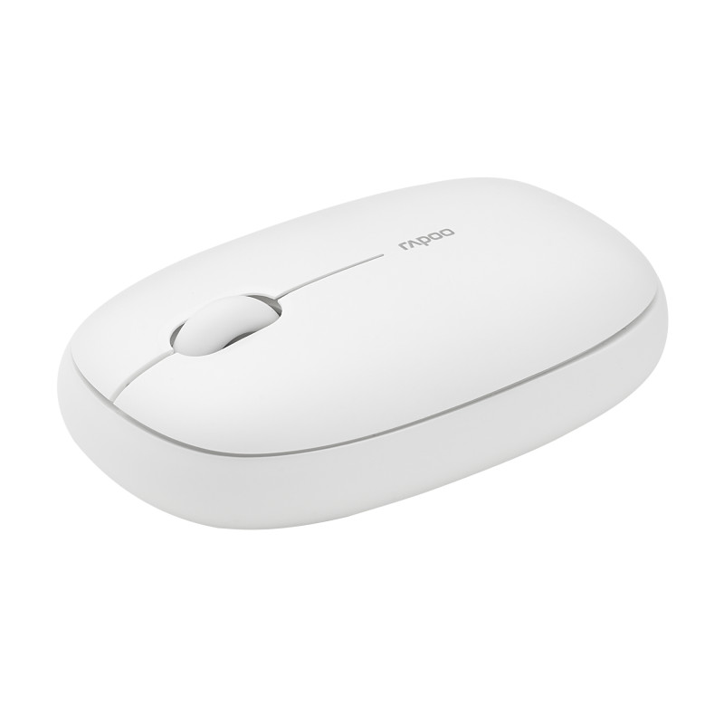 Hama 00215763 M660 Silent, Ambidextro, Óptico, RF Wireless + Bluetooth, 1300 DPI, Blanco