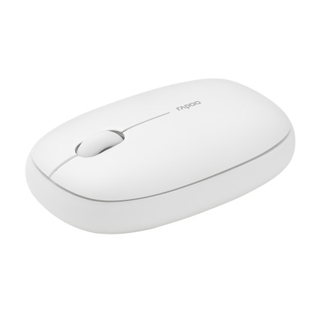 Hama 00215763 M660 Silent, Ambidextro, Óptico, RF Wireless + Bluetooth, 1300 DPI, Blanco