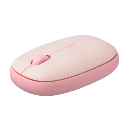 Rapoo 14380 M660 Silent, Ambidextro, Óptico, RF Wireless + Bluetooth, 1300 DPI, Rosa