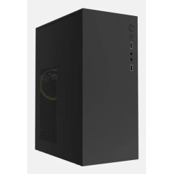 Approx APPC-205F APPC-205F, PC, Negro, micro ATX, Mini-ITX, SPCC, 13,5 cm, 26 cm