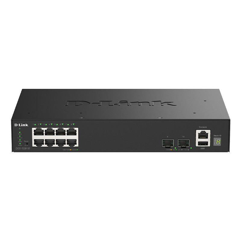D-Link DGS-1530-10/E DGS-1530-10, Gestionado, L2, Gigabit Ethernet (10/100/1000), Bidireccional completo (Full duplex)