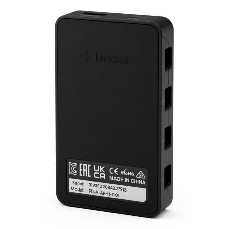 Fractal Design FD-A-APH1-001 FD-A-APH1-001, Controlador de ventilador, Negro, 4 pines, SATA, 53 mm, 90 mm