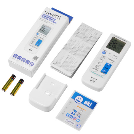 Ewent EW1579 EW1579, Aire Acondicionado, Botones, Pantalla incorporada, Blanco