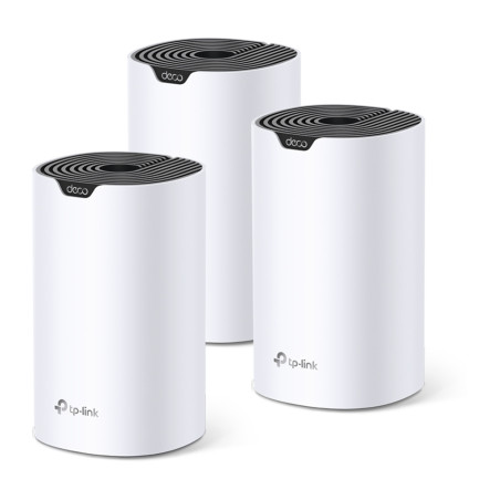 TP-Link DECO S4(3-PACK) Deco S4 (3-pack), Blanco, Interno, Sistema de malla, Poder, 370 m², Doble banda (2,4 GHz / 5 GHz)