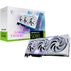 MSI GEFORCE RTX 5080 16G GAMING TRIO OC WHITE GAMING GEFORCE RTX 5080 16G TRIO OC WHITE, GeForce RTX 5080, 16 GB, GDDR7, 256