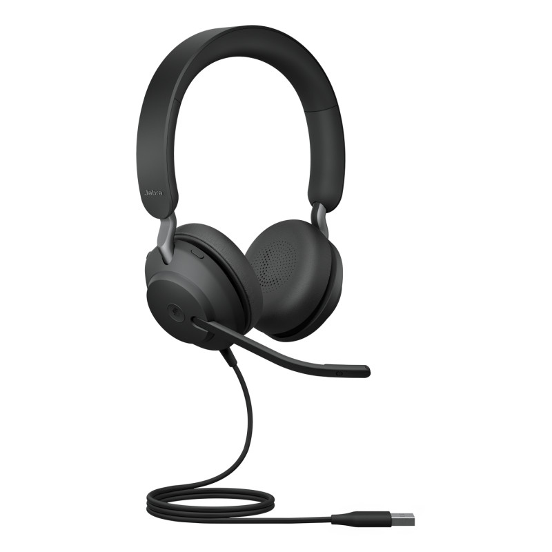 Jabra 24189-999-999 Evolve2 40 SE, Alámbrico, Llamadas/Música, 20 - 20000 Hz, 188 g, Auriculares, Negro