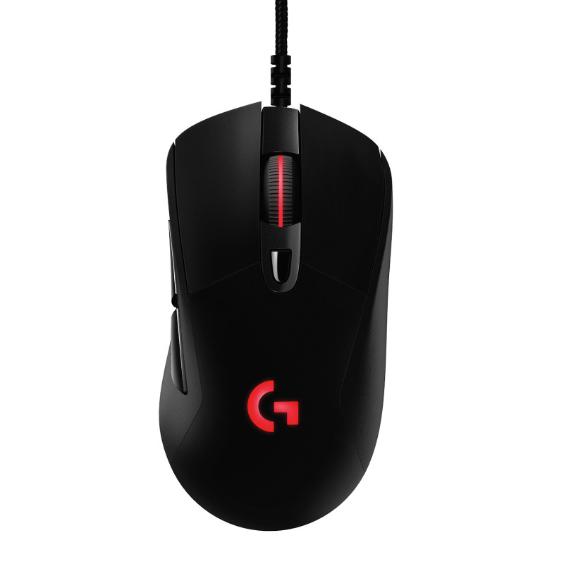 Logitech G 910-005633 G403 HERO, mano derecha, Óptico, USB tipo A, 25600 DPI, 1 ms, Negro