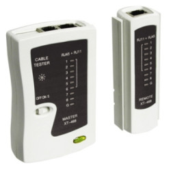 WP WPC-TST-001 WPC-TST-001, RJ-11, RJ-12, RJ-45, Blanco, 110 x 35 x 180 mm