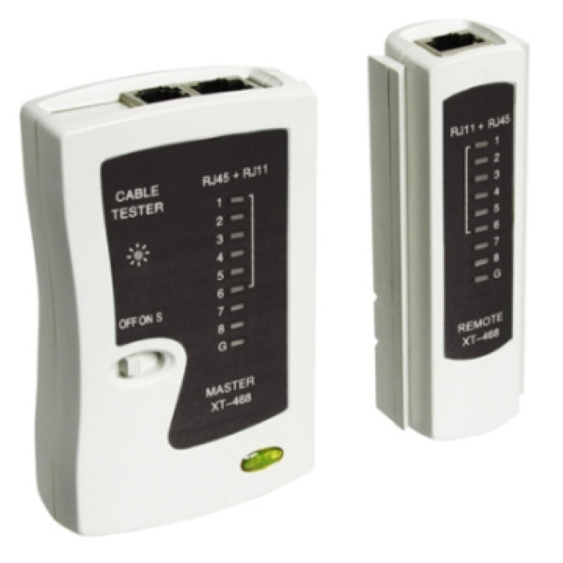 WP WPC-TST-001 WPC-TST-001, RJ-11, RJ-12, RJ-45, Blanco, 110 x 35 x 180 mm
