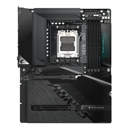 GIGABYTE X870 A STEALTH X870 AORUS STEALTH Placa Base - Compatible con procesadores AMD Ryzen 9000, VRM digital de 16+2+2