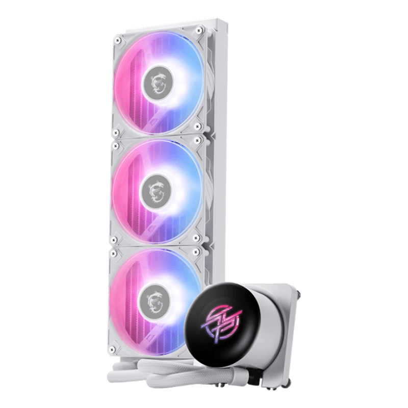 MSI MPG CORELIQUID P13 WHITE MPG CORELIQUID P13 WHITE, Sistema de refrigeración líquida todo en uno, 12 cm, Blanco
