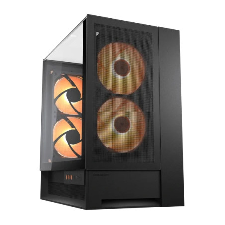 COUGAR 382WA30.0001 CGR-2WA3B-RGB, Midi Tower, PC, Negro, ATX, micro ATX, Mini-ITX, 17 cm, 38 cm