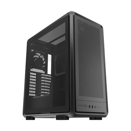 Cooler Master MF500M-KHNN-S00 MasterFrame 500 Mesh, Midi Tower, PC, Negro, Transparente, EATX, micro ATX, Mini-DTX, Mini-ITX,