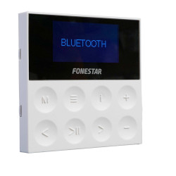 Fonestar KS-WALL KS-WALL, Minicadena de música para uso doméstico, Negro, Gris, Blanco, 30 W, 8 Ω, FM, LCD 2