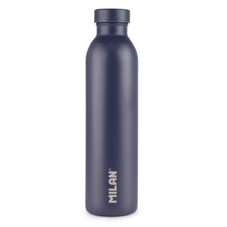 Milan 643020B 643020B, Uso diario, 590 ml, Tapón de tornillo, Acero inoxidable, Marina, Azul marino