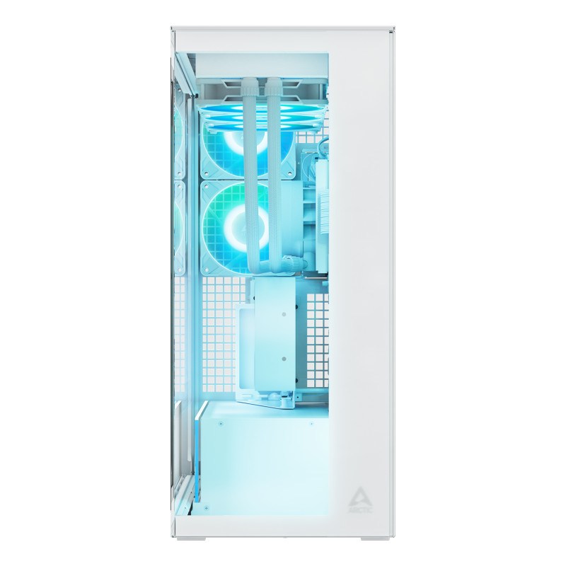 ARCTIC ACPCC00017A Xtender VG White (Clear Glass), Midi Tower, PC, Blanco, EATX, Metal, Vidrio templado, Juego