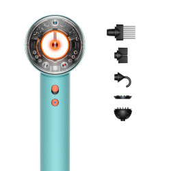 Dyson 515276-01 Supersonic Nural, 13,3 L/s, 100 °C, Azul, Naranja, 2,6 m, 1600 W, 230 V