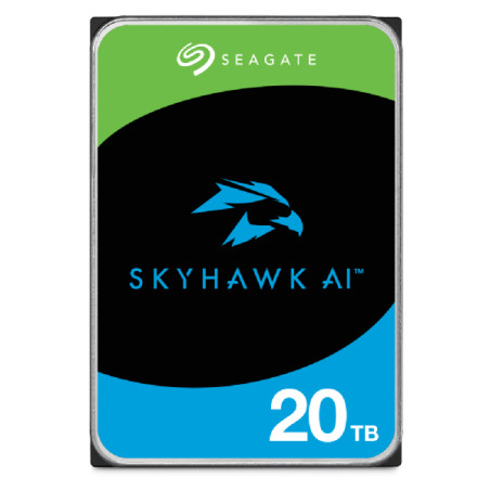 Seagate ST20000VE003 SkyHawk AI, 20 TB, 7200 RPM, 512 MB, 3.5", Serial ATA III
