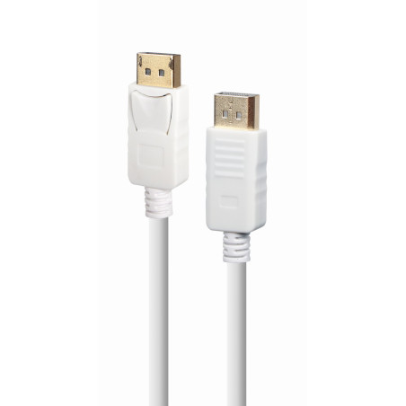 Gembird CC-DP2-6-W CC-DP2-6-W, 1,8 m, DisplayPort, DisplayPort, Macho, Macho, 3840 x 2160 Pixeles
