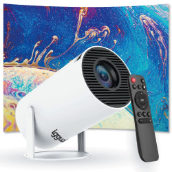 iggual IGG318973 Mini proyector MP720p HDMI WiFi BT Android, 170 lúmenes ANSI, 720p (1280x720), 1500:1, 16:9, 1016 - 2540 mm