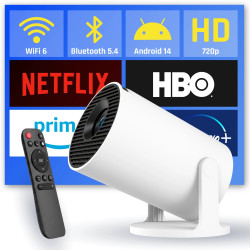iggual IGG318973 Mini proyector MP720p HDMI WiFi BT Android, 170 lúmenes ANSI, 720p (1280x720), 1500:1, 16:9, 1016 - 2540 mm 2