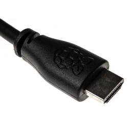 Raspberry Pi 1111030 CPRP010-B, 1 m, HDMI tipo A (Estándar), HDMI tipo A (Estándar), 17,8 Gbit/s, Negro 2