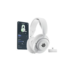 Steelseries 61677 Arctis Nova 5X Wireless, Inalámbrico, 20 - 22000 Hz, Juego, Auriculares, Blanco