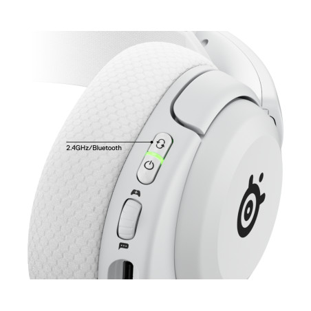 Steelseries 61677 Arctis Nova 5X Wireless, Inalámbrico, 20 - 22000 Hz, Juego, Auriculares, Blanco