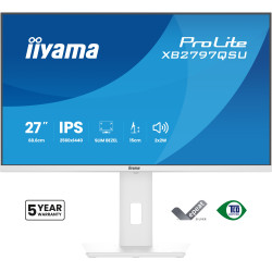 iiyama XB2797QSU-W1 ProLite XB2797QSU-W1, 68,6 cm (27"), 2560 x 1440 Pixeles, Quad HD, LED, Blanco 2