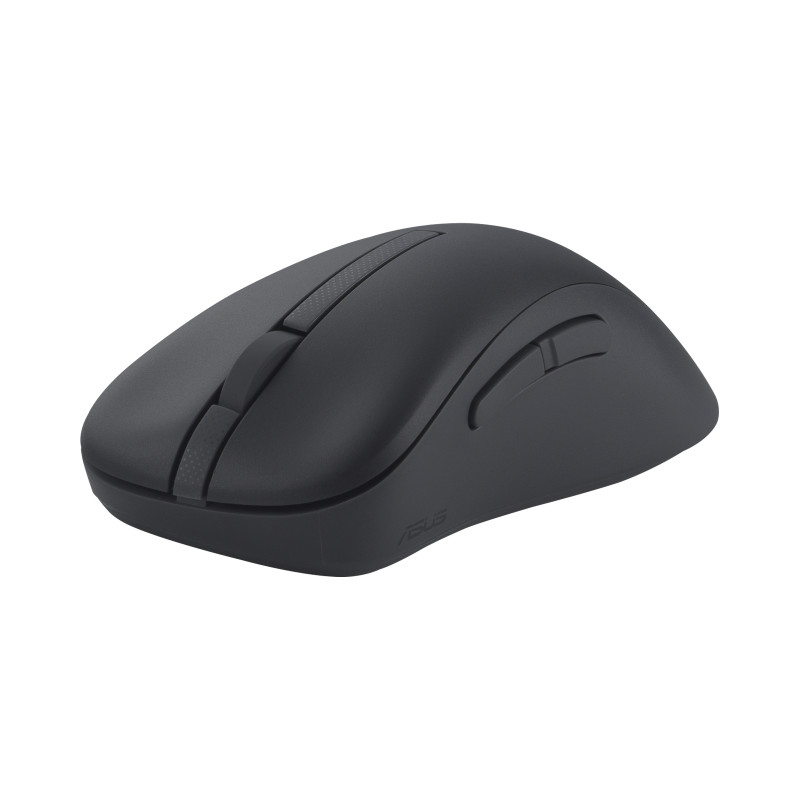 ASUS 90XB0900-BMU000 Wireless Mouse MD102, mano derecha, Óptico, RF Wireless + Bluetooth, 1600 DPI, Gris