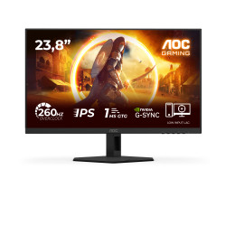 AOC 24G4ZRE G4 24G4ZRE, 60,5 cm (23.8"), 1920 x 1080 Pixeles, Full HD, LED, 1 ms, Negro, Rojo