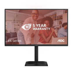 AOC 27E4CV 27E4CV, 68,6 cm (27"), 1920 x 1080 Pixeles, Full HD, LED, 4 ms, Negro