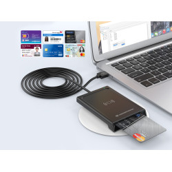 Conceptronic BIAN11B BIAN11B, USB 2.0, Comunicación de Campo Cercano (NFC), 1 m, Negro, 100 g 2
