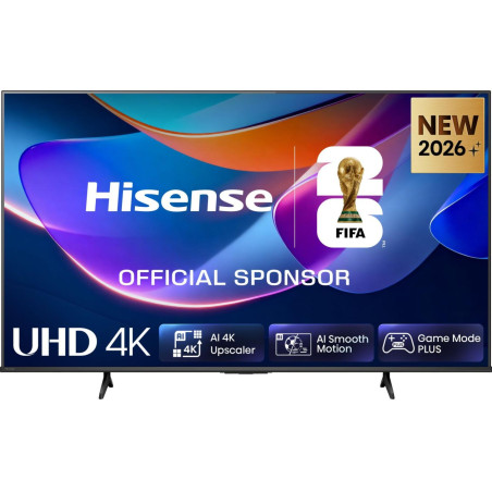 Hisense 20018202 43A6S, 109,2 cm (43"), 3840 x 2160 Pixeles, DLED, Smart TV, Wifi, Negro