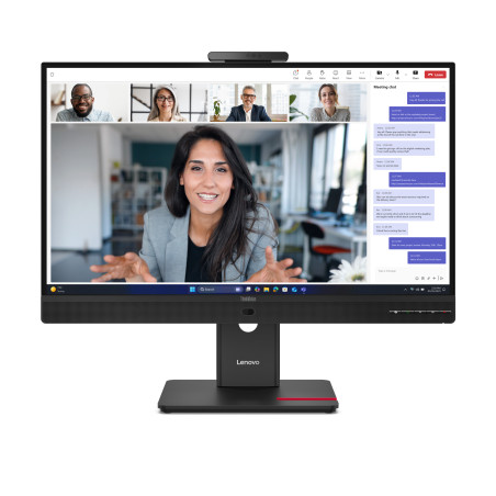 Lenovo 64B6MAT1EU ThinkVision T24-4v Monitor, 60,5 cm (23.8"), 1920 x 1080 Pixeles, Full HD, LCD, 6 ms, Negro