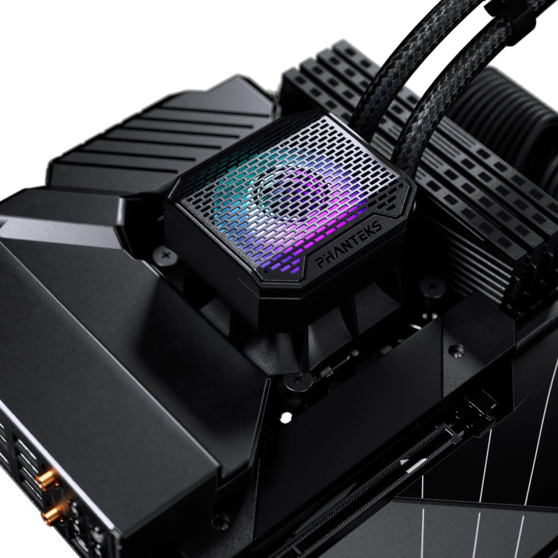 Phanteks PH-GO360M25G2_DBK02 Glacier One 360M25G2, Sistema de refrigeración líquida todo en uno, 12 cm, Negro