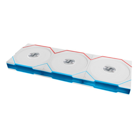 Lian Li 12TL1W3W UNI FAN TL, Ventilador, 12 cm, 0,2 RPM, 2600 RPM, Blanco